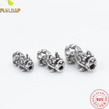 S999 Sterling Silver Pixiu Spacer Beads Thai Silver Charm
