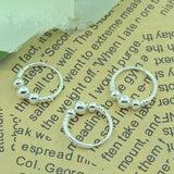 S999 Sterling Silver Earrings with Pearl