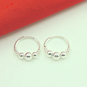 S999 Sterling Silver Earrings with Pearl