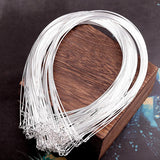 925 Sterling Silver Female Formula Long Necklace
