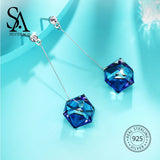 Arrivals 925 Sterling Silver Drop Earrings for Women
