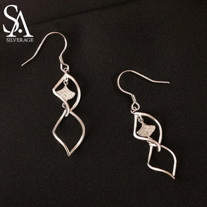 Tide Twisted Ear Rings S925 Pure Tremella Hook Earrings