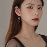 Tide Twisted Ear Rings S925 Pure Tremella Hook Earrings