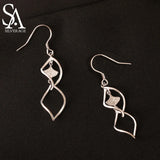 Tide Twisted Ear Rings S925 Pure Tremella Hook Earrings