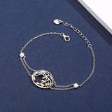 925 Silver Chain Link Bracelets for Women