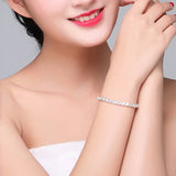 925 Silver Bracelet Female Galaxy Ins Sparkling Girls Gift