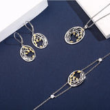 925 Silver Life Tree Chain Bracelet for Women