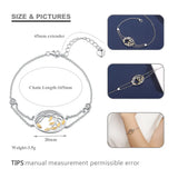 925 Silver Life Tree Chain Bracelet for Women