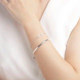 925 Silver Charm Bracelet Cupid Arrow Bangle