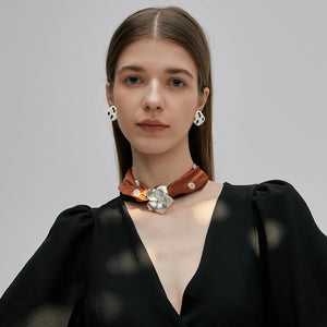925 Sterling Silver Vintage Big Women Earrings