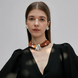 925 Sterling Silver Vintage Big Women Earrings