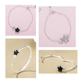 925 Silver Aventurine Bracelet Women Fine Jewelry