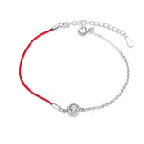 925 Silver Star Bangles for Women Rhinestone Love Gift to Girlfriend