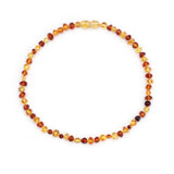 Children Multicolor Amber Pendant Necklace Baby Gift