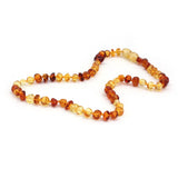 Children Multicolor Amber Pendant Necklace Baby Gift