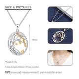 925 Silver Tree of Life Pendant Necklace Women
