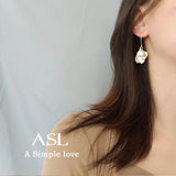 High Pearl Petals Earrings for Women