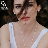 S925 Silver Necklace 71cm and 81cm, S925 Sterling Silver Accessory Chain