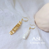 Baroque Pearl Personality Earrings High Decorative Drop Earrings