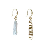 Baroque Pearl Personality Earrings High Decorative Drop Earrings