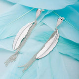 Real 925 Sterling Silver Zircon Drop Earrings for Women