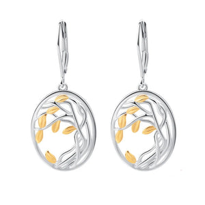 925 Sterling Silver Tree of Life Pendant Necklace For Women