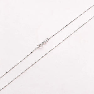 S925 Sterling Silver Starry Clavicle Chain Necklace 1.2mm Thick