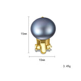 S925 Silver Pearl Ear Nail 10-15mm
