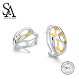 Strange Olive S925 Sterling Silver Earrings Female Earrings Birthday Gift