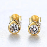 925 Silver Gemstone Stud Earrings Wedding Party Fine Jewelry