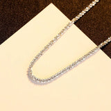 Silver 925 Sterling Necklace Cauliflower Chain Platinum 18K Pure Chain