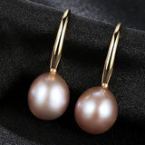 S925 Sterling Silver Pearl Earrings Gift