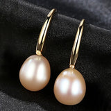 S925 Sterling Silver Pearl Earrings Gift