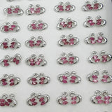 925 Sterling Silver Tourmaline Stud Earrings Wedding Party Fine Jewelry