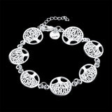 925 Silver Tree of Life Women's Bracelet