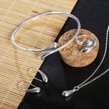 925 Silver Jewelry Set Women's Birthday Gift