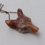 Amazonite Animal DIY Jewelry Pendant 46x31x16mm 22.2g