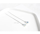 Colorful Crystal Long Tassel Earrings from Austrian Chain