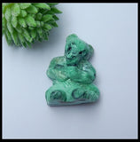 Bear Green Turquoise Animal Children's Pendant