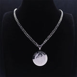 SAN ANTONIO PRAYS FOR US Archangel Round Stainless Steel Necklaces