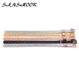 Stainless Steel Mesh Armband Bracelet Bangle with Stoppers for Charms 5Pcs