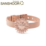 Sunflower Keeper Bracelet Set + Stainless Steel Mesh Armband