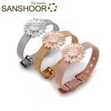 Sunflower Keeper Bracelet Set + Stainless Steel Mesh Armband