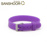 Silicone Bracelet Set w/ Cat Sunflower Paw Charm for Kids Women