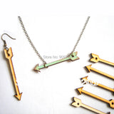 Special Arrows Wooden Beads for DIY Jewelry 100pcs/lot