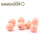 Colorful Round Wood Beads 15mm 20mm Diameter for DIY Key Chains Pendant Necklace
