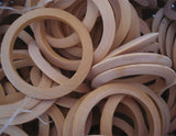 Thin Wooden Bangles Bracelets 10 Pcs