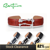 925 Silver Bracelet Bangle Women Adjustable Leather Gemini Constellation