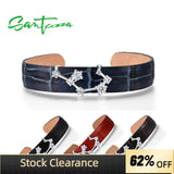 925 Silver Bracelet Bangle Sagittarius Constellation