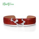 925 Silver Bracelet Bangle Sagittarius Constellation